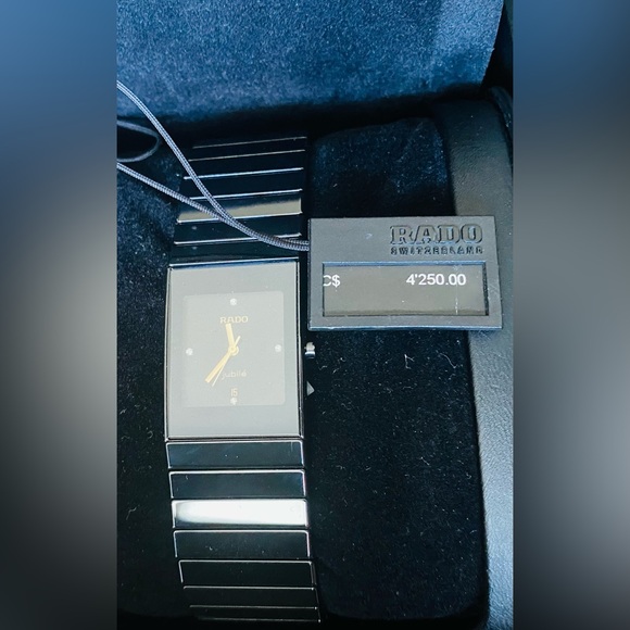 RADO Ceramic Case 4 Diamond Dial /Unisex Watch - Picture 8 of 12